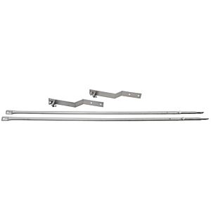 Bertrams Dw two-point guying 22AS-3 two round tubes up to 3 m, with roof hook