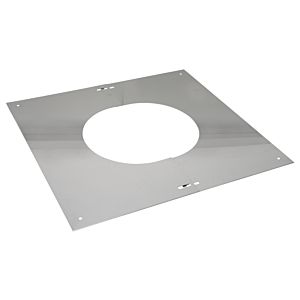 Bertrams Dw Blendblech 22BL60VA130 für Dachschräge, 46-60°, Ø 130 mm