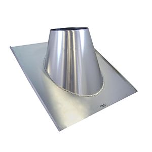 Bertrams Dw roof sealing flange 22DE30VA100VA-O 15-30 degrees, without rain collar, Ø 100 mm