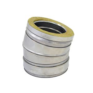 Bertrams Dw segment bend 22SB15-450 15°, 450 mm