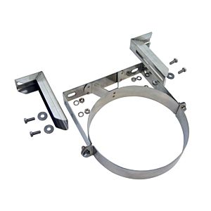 Bertrams Dw Wandhalter 22WH250 Wandabstand 100-250 mm, verstellbar ohne Wandbefestigung, bis DN 250