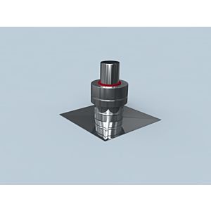 Tuyau d&#39;embouchure Bertrams Polyline EW 330 mm VA 40MARF80VA DN 80, avec raccord à vis flexible