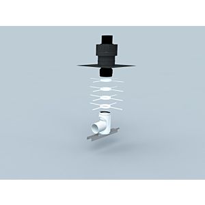 Bertrams Polyline EW standard kit 1 40STBF110-1 DN 110, shaft mounting, PE outlet