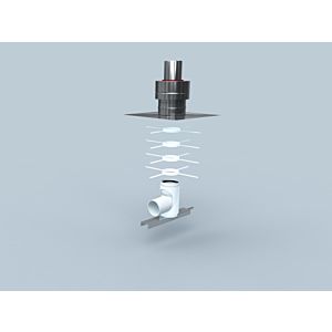 Bertrams Polyline EW standard kit 2 40STBF60-2 DN 60, shaft mounting, outlet VA