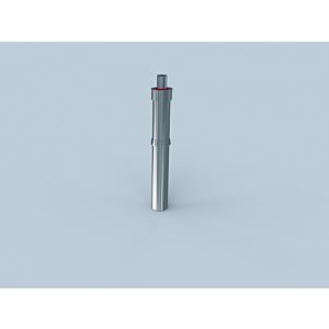 Fixation de toit Bertrams Polyline LAS 41DAVA1000-60 DN 60/100, 1000 mm au-dessus du toit, acier inoxydable