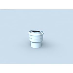 Raccordement de chaudière Bertrams Polyline LAS 41KA70-80 DN 70/100 à DN 80/125, blanc