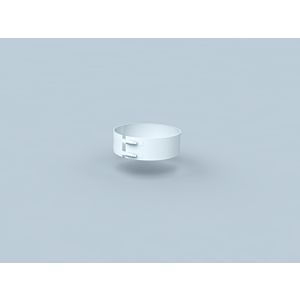 Bande de serrage Bertrams Polyline LAS 41KLB60 DN 60, extérieur, statique, blanc