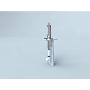 Bertrams Polyline LAS basic package roof heating center 41KPDHZF60VA flat roof 0-15 degrees, DN 60/100, stainless steel