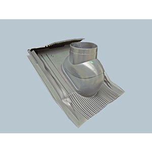 Tuile universelle Bertrams Polyline LAS 41PF80S DN 80/125, anthracite/noir, 15-45°, plastique