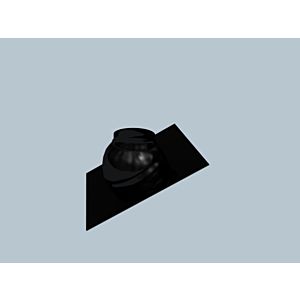 Tuile universelle Bertrams Polyline LAS 41PFB110S DN 110/160, noire, 25-45°, plastique