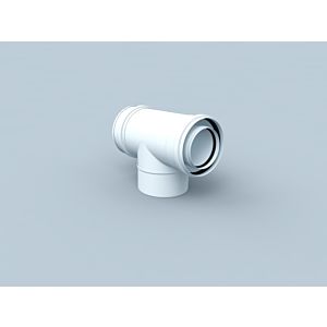 Bertrams révision Polyline LAS 41RB87-60 87 °, intérieur, blanc, DN 60/100