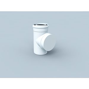 Bertrams Polyline LAS Revisionselement 41RE80 DN 80/125, innen, weiß