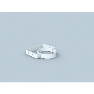 Bertrams Polyline LAS Wandbefestigung 41WB50-80 DN 80/125, starr 50 mm Wandabstand, weiß