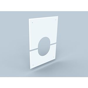 Panneau mural Bertrams Polyline LAS 41WG60-2 DN 60/100, 2 pièces, blanc