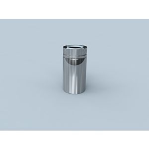 Bertrams Polyline LAS Rohr 42RL250-A60 250 mm, DN 60/100, außen, Edelstahl