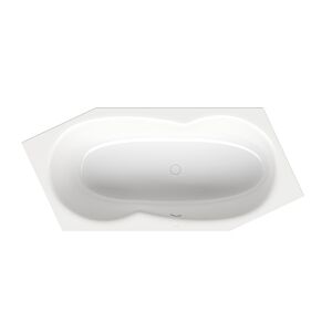 Bette BetteMetric 6-corner bath 6840-287 206x90x45cm, foot end right, overflow in front, star white