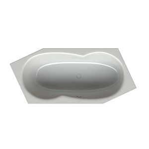 Bette BetteMetric 6-corner bath 6840-002 206x90x45cm, foot end right, overflow in front, manhattan