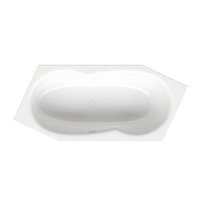 BetteMetric bain 6841000P, GlasurPlus blanc 206 x 90 cm, extrémité de pied gauche, trop - plein devant