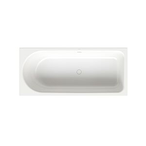 Bette BetteOcean Badewanne 8856-440 180x80x45cm, Fußende rechts, Überlauf hinten, snow