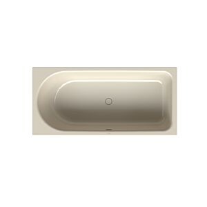 Bette BetteOcean Badewanne 8865-001 170x80x45cm, Fußende rechts, Überlauf vorne, pergamon