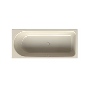 Bette BetteOcean bathtub 8857-001 180x80x45cm, foot end right, overflow in front, pergamon