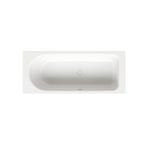 Bette BetteOcean Low-Line Badewanne 8833-287 starwhite, 170x70x38cm, Fußende rechts, Überlauf vorne