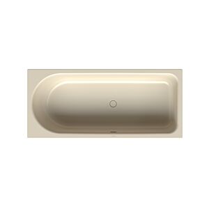 Bette BetteOcean Low-Line Badewanne 8839-006 jasmin, 180x80x38cm, Fußende rechts, Überlauf vorne