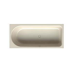 Bette BetteOcean baignoire surbaissée 8839-001 pergamon, 180x80x38cm, côté pied droit, trop-plein à l&#39;avant