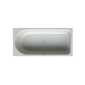 Bette BetteOcean Low-Line Badewanne 8837-002 manhattan, 170x80x38cm, Fußende rechts, Überlauf vorne