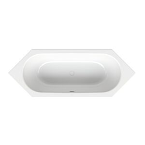 BetteStarlet 6-corner bathtub 2060000PLUS 200 x 75 x 42 cm, white GlasurPlus