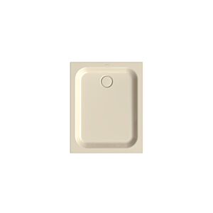 Bette BetteSupra Duschwanne 5520-001T 100x80x6,5cm, Wannenträger, pergamon