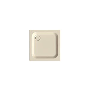 Bette BetteSupra Duschwanne 5820-001T 80x80x6,5cm, Wannenträger, pergamon