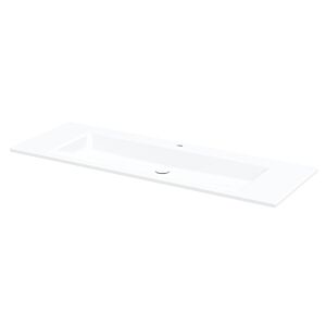 Bette BetteAqua Einbau-Waschtisch A072-004HLW1 140x49,5cm, HLW1, edelweiß