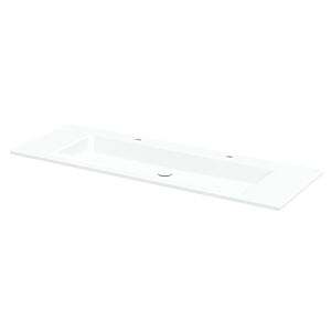 Bette BetteAqua Einbau-Waschtisch A072-440HLW2 140x49,5cm, HLW2, snow