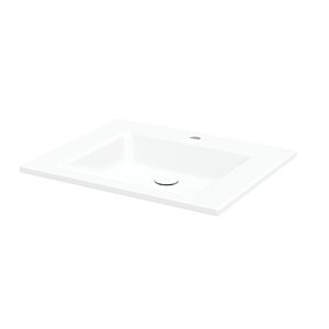 Bette Lavabo encastré BetteAqua A070-440HLW1 60x49,5cm, HLW1, neige
