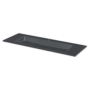 Bette Lavabo encastré BetteAqua A072-790HLW1 140x49,5cm, HLW1, Midnight