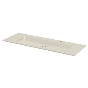 Bette BetteAqua Einbau-Waschtisch A072-422HLW2 140x49,5cm, HLW2, beige