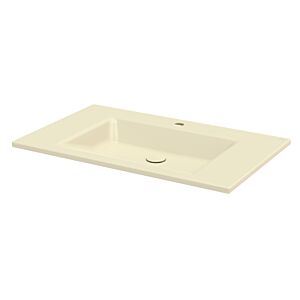 Bette Lavabo encastré BetteAqua A071-441HLW1 80x49,5cm, HLW1, crème