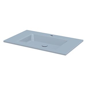 Bette BetteAqua Einbau-Waschtisch A071-418HLW1 80x49,5cm, HLW1, blue satin