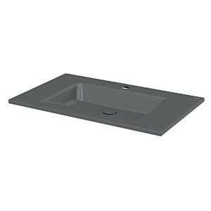 Bette Lavabo encastré BetteAqua A071-403HLW1 80x49,5cm, HLW1, fumé