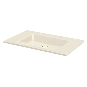 Bette BetteAqua Einbau-Waschtisch A071-001PW 80x49,5cm, PW, pergamon