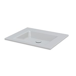 Bette Lavabo encastré BetteAqua A070-413PW 60x49,5cm, PW, poussière