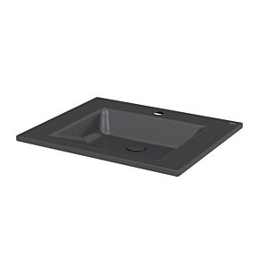 Bette Lavabo encastré BetteAqua A070-402HLW1 60x49,5cm, HLW1, ardoise
