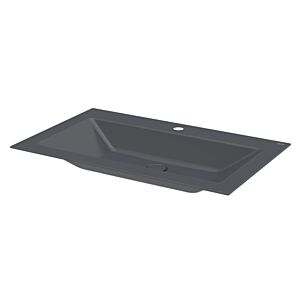 Bette Loft vasque à encastrer A230-400HLW1 80x49.5x10cm, HLW1, corbeau