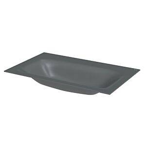 Bette BetteLux Einbau-Waschtisch A161-403 80 x 49,5 cm, smoke