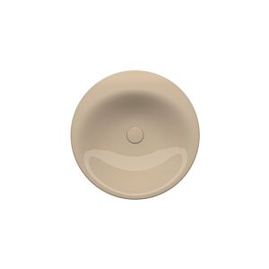 Bette BetteLux Oval vasque à encastrer A220-003 50 x 50 cm, beige bahama