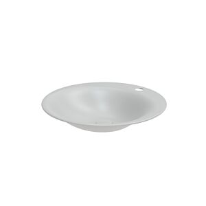 Bette BetteLux Oval Einbau-Waschtisch A220-410HLW1,PW 50 x 50 cm, HLW1,PW, silver