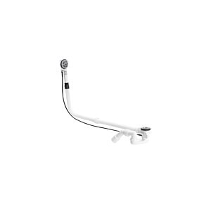Bette vidange / trop-plein B603-000 d = 52 mm, 1070 mm, spécial, blanc