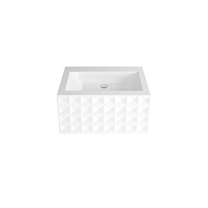 Bette Loft vasque murale A230-000SWV4A 81,5x51x10cm, 4 rangées, sans trou pour robinetterie, blanc