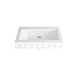Bette Loft Wand-Waschtisch A230-000SWV1A 82,5x52,5x10cm, 1-reihig, ohne Hahnloch, weiß